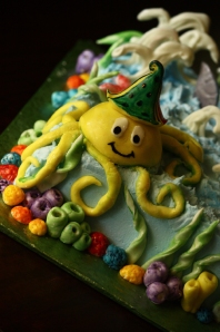 Sea creature cake