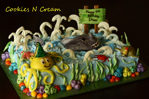 Seacreature cake